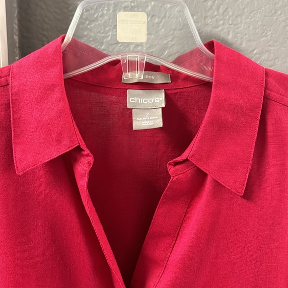 Sold - Chico's linen blouse - Picture 2 of 4